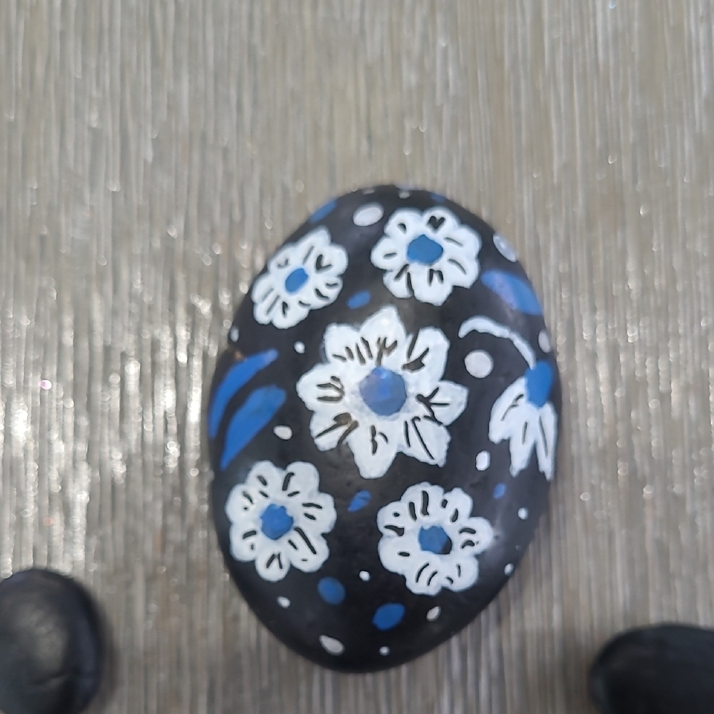 Hand-Painted Turtle Rock Decor - Picture 3 of 6